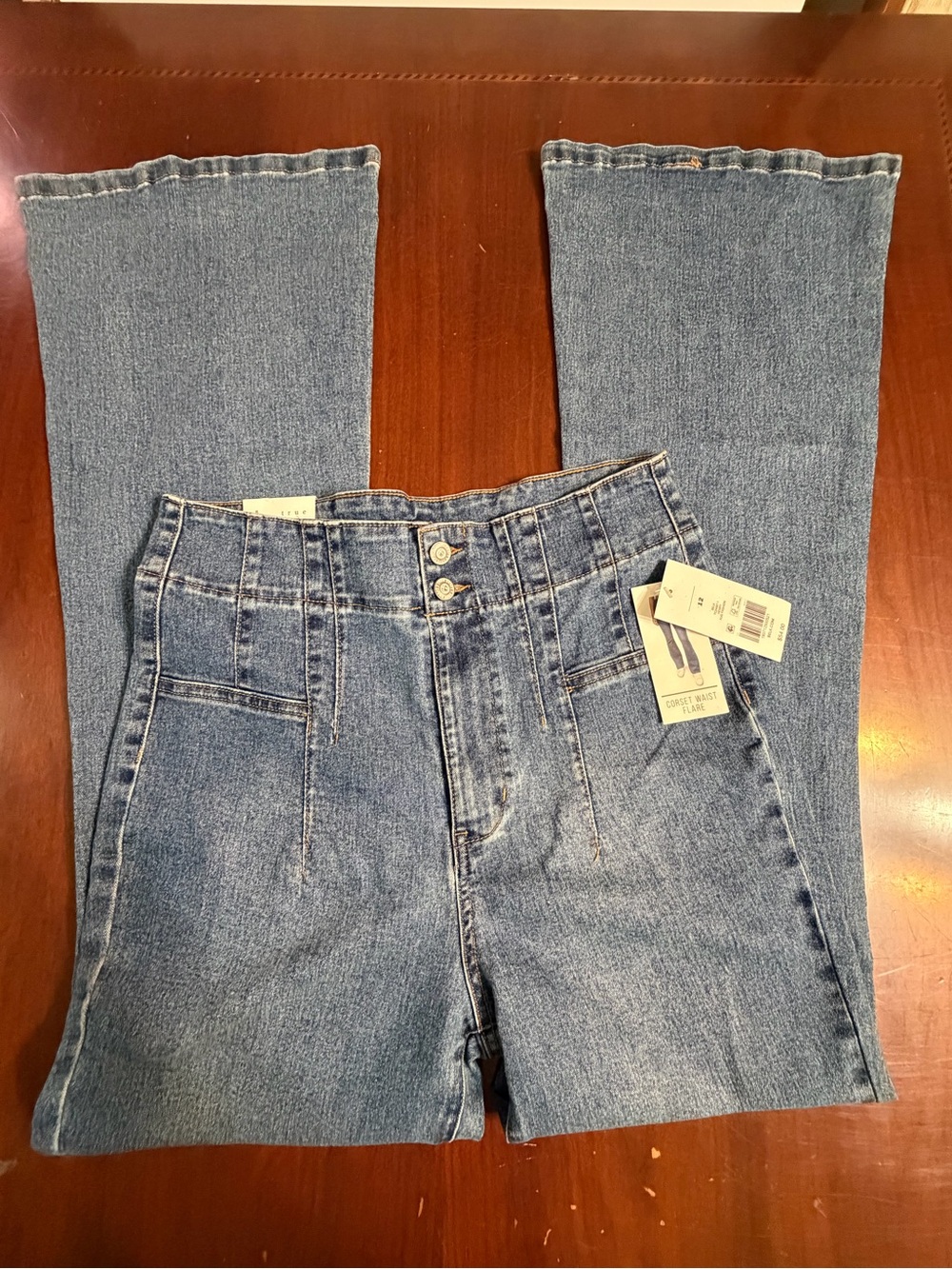 True Craft High-Rise Light Blue Straight Jeans